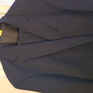 Men's two piece dark blue suit